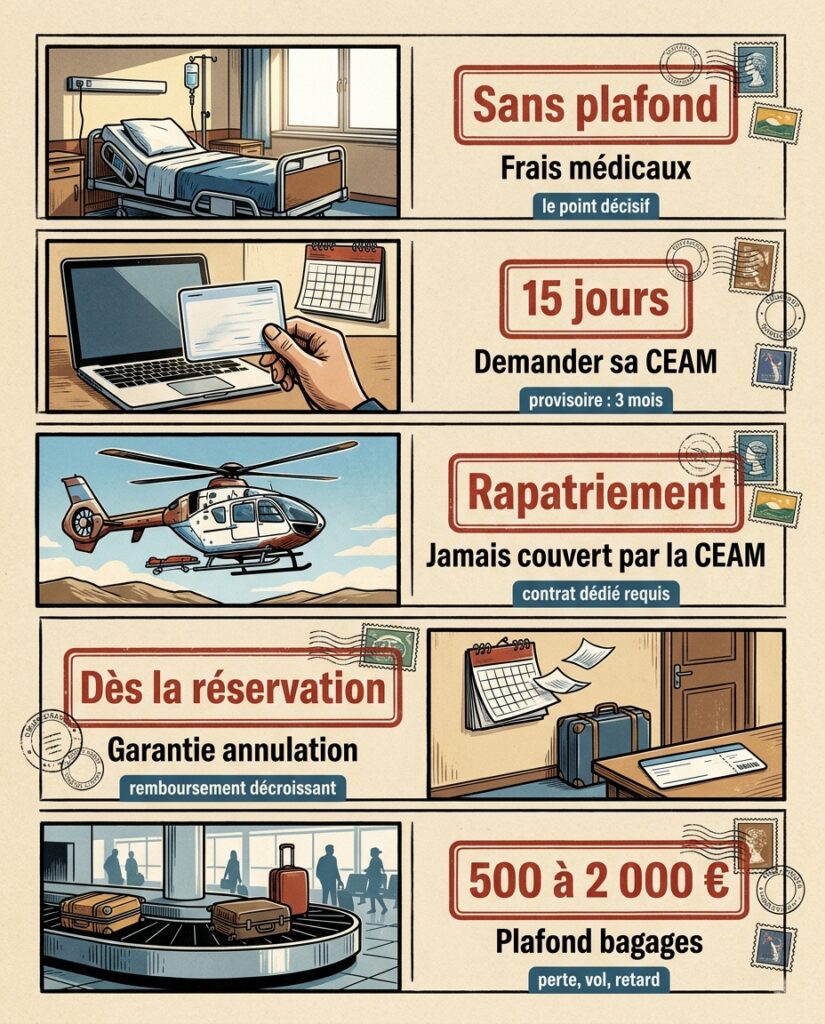 Infographie : les garanties essentielles à connaître