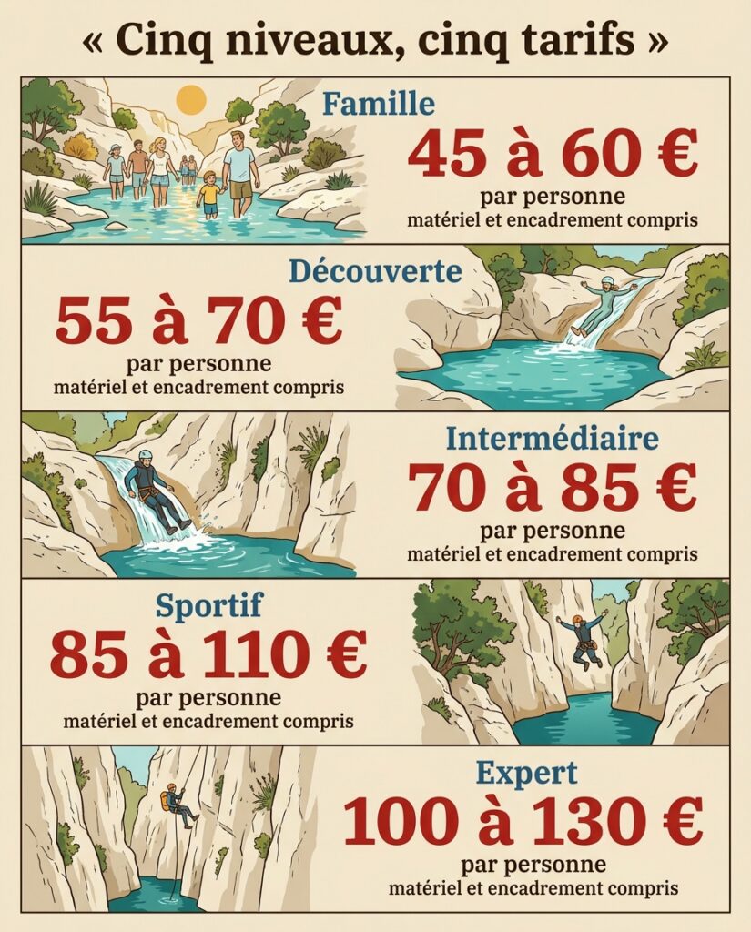 Infographie : équipement, encadrement et tarifs 2026
