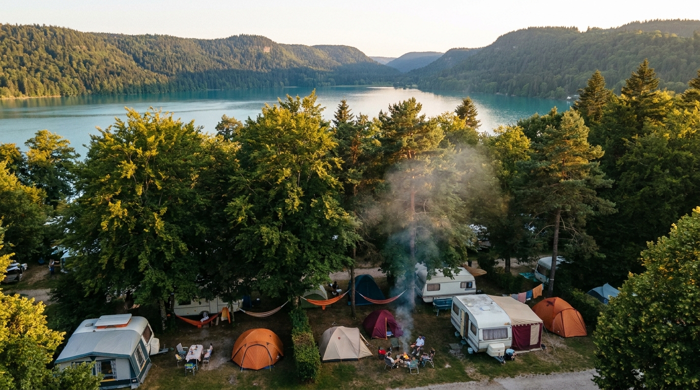Camping dans le Jura : nature et lacs