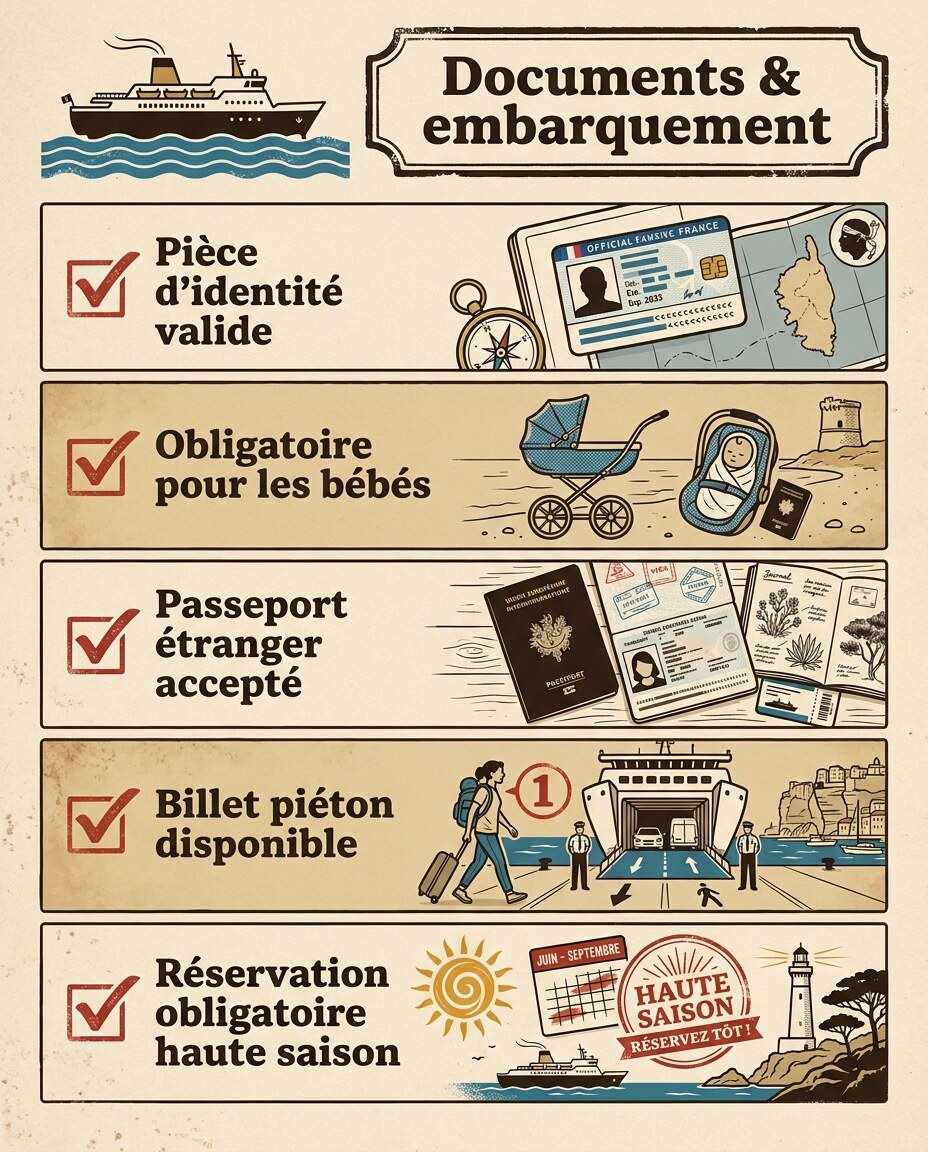 Infographie : formalités et préparation