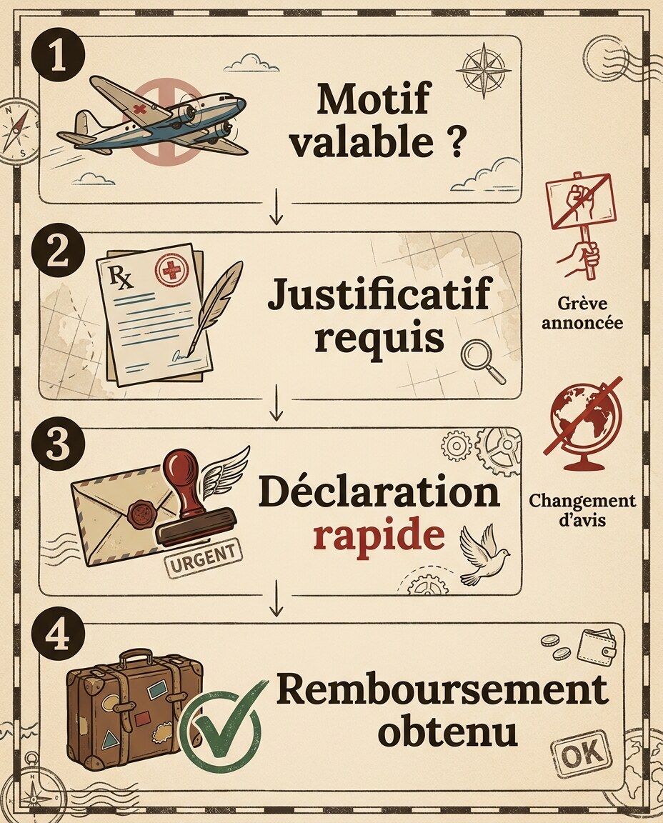 Infographie : les motifs couverts et les exclusions à connaître