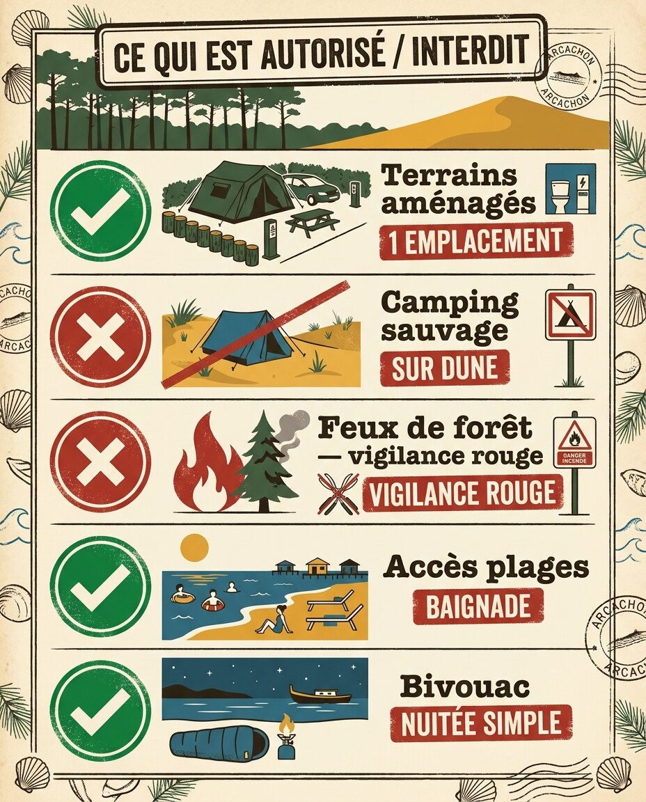 Infographie : règles de sécurité et restrictions à connaître