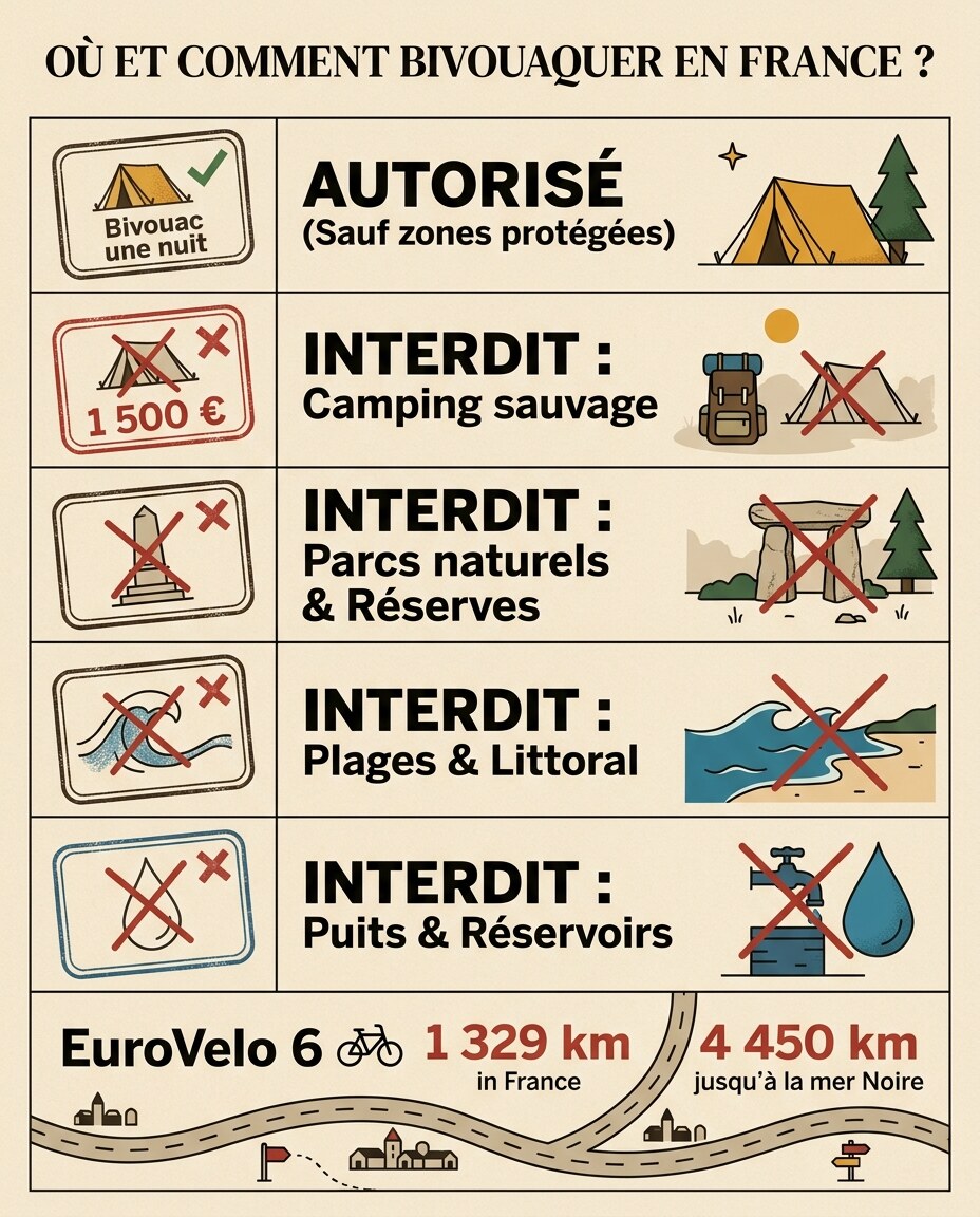Infographie : comparatif présenté en rangées avec coches vertes et croix rouges