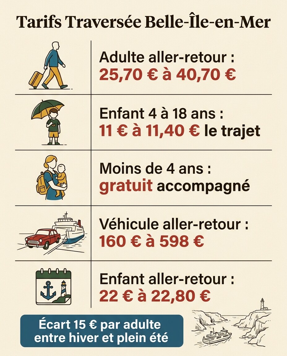 Infographie : repères chiffrés présentés en rangées verticales empilées.