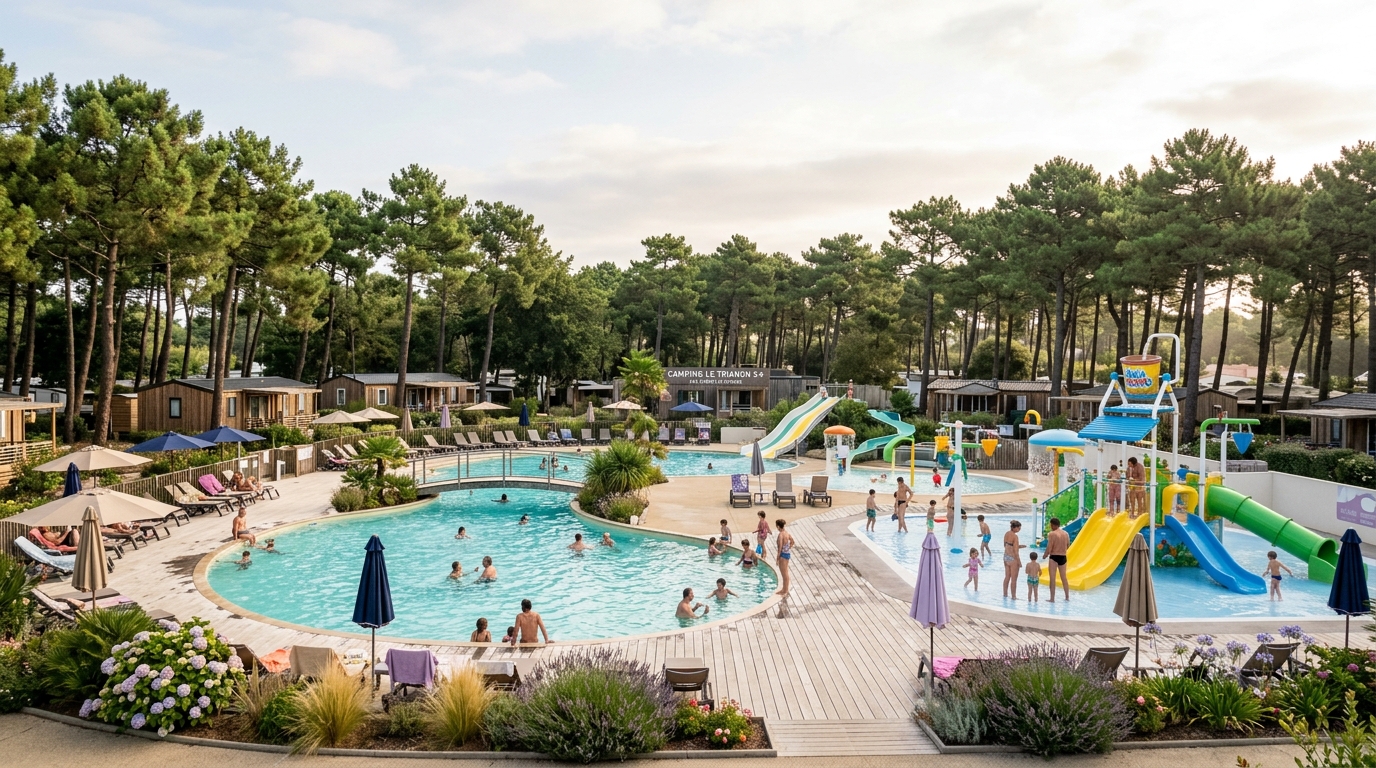 Différents emplacements de camping adaptés à chaque type de vacancier