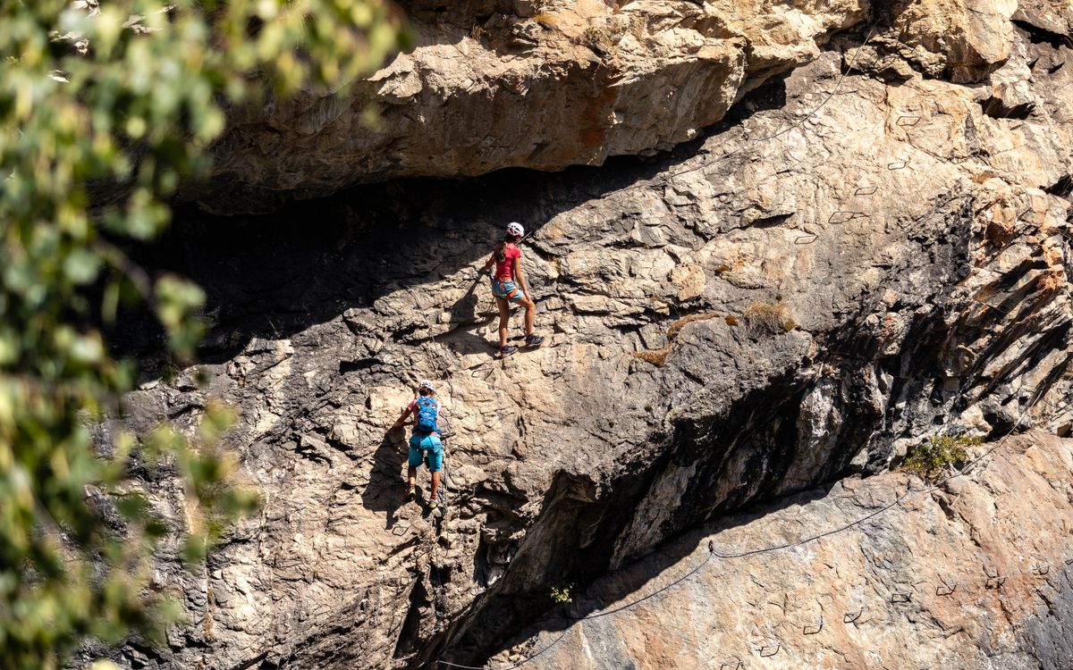 Différentes via ferrata en France réparties sur le territoire national