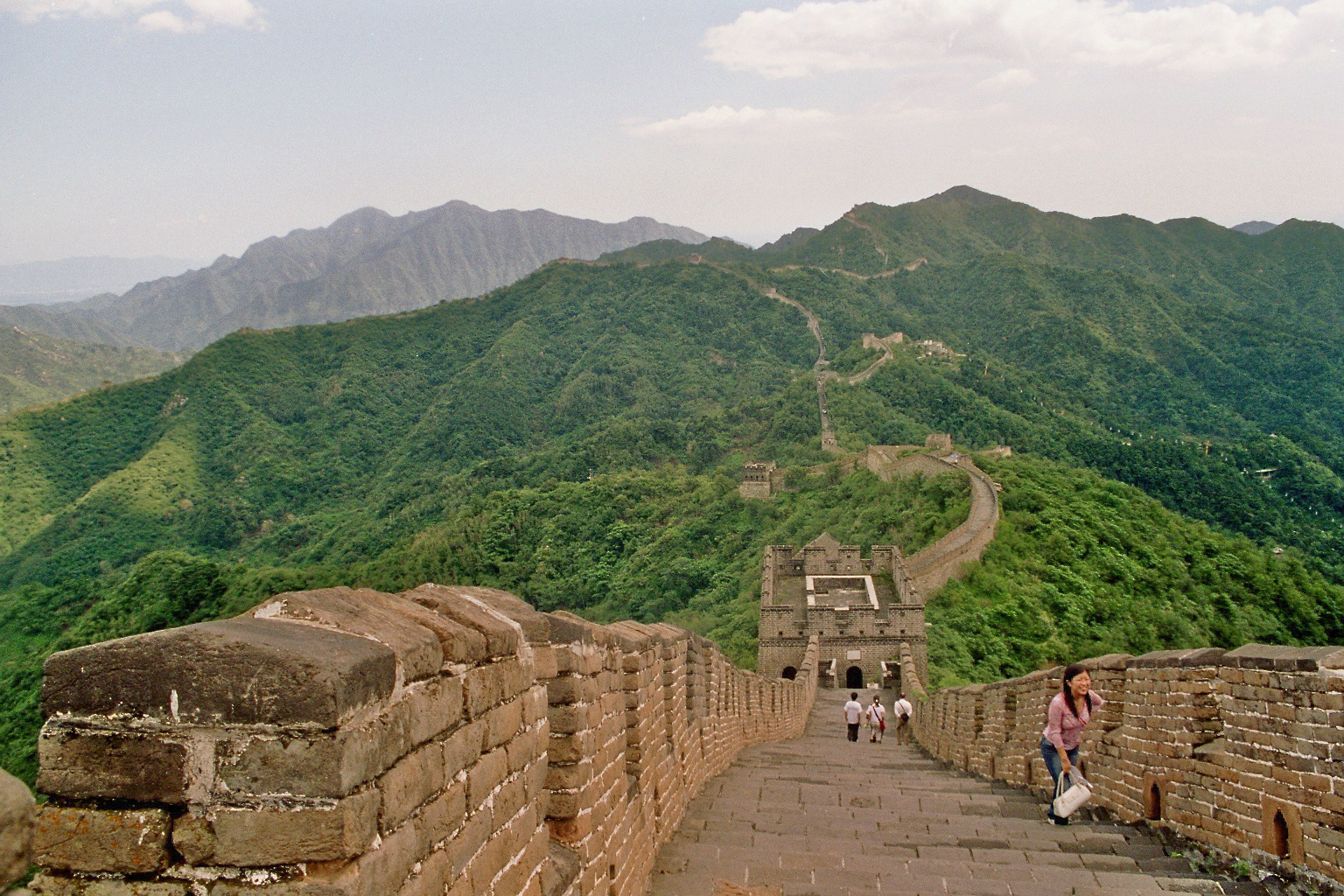 Section de la Muraille de Chine à Mutianyu